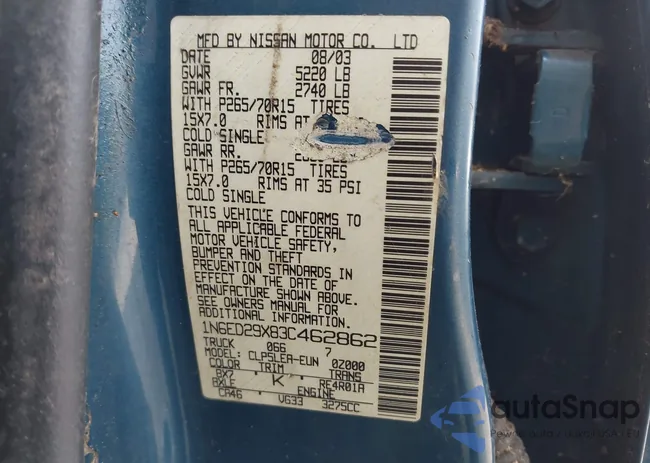 1N6ED29X83C462862: 43695714