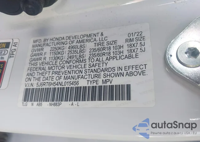 5J6RT6H54NL015456: 43697505