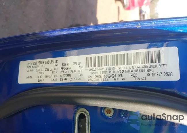 1C6RR6LT0FS500928: 43697539