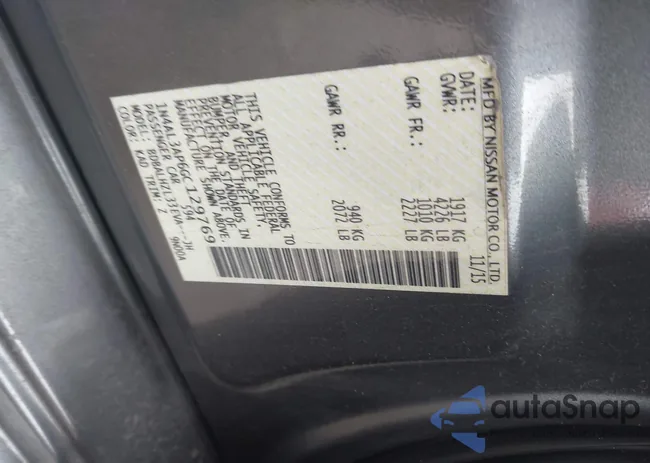 1N4AL3AP6GC129769: 43697602