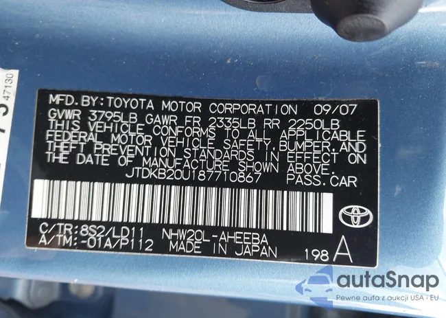 JTDKB20U187710867: 43696915