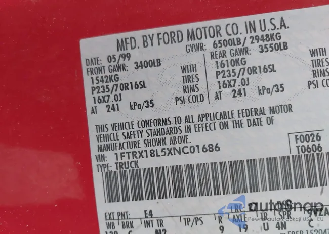 1FTRX18L5XNC01686: 43698182