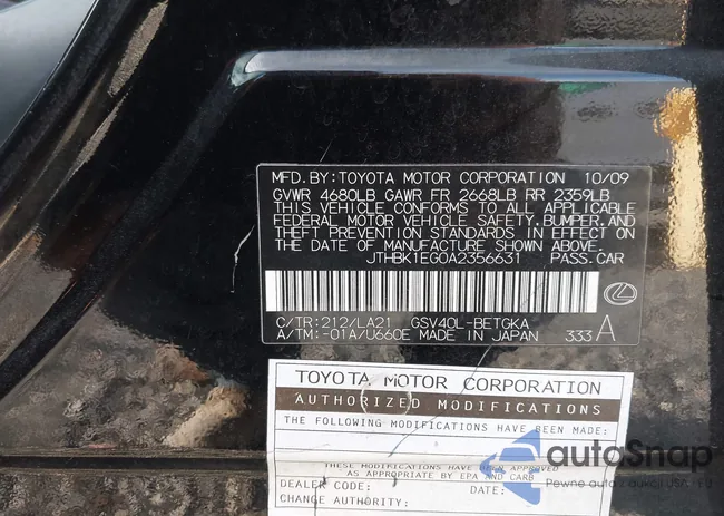 JTHBK1EG0A2356631: 43698204