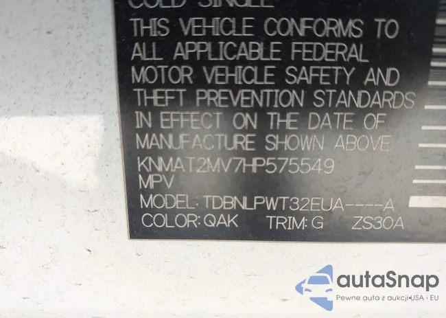 KNMAT2MV7HP575549: 43698393