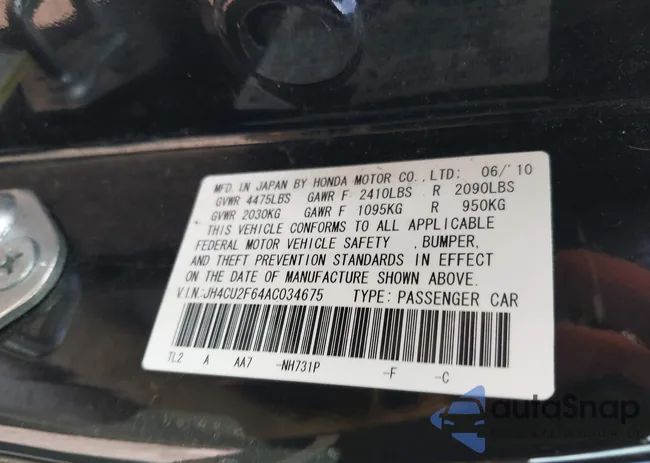 JH4CU2F64AC034675: 43698460