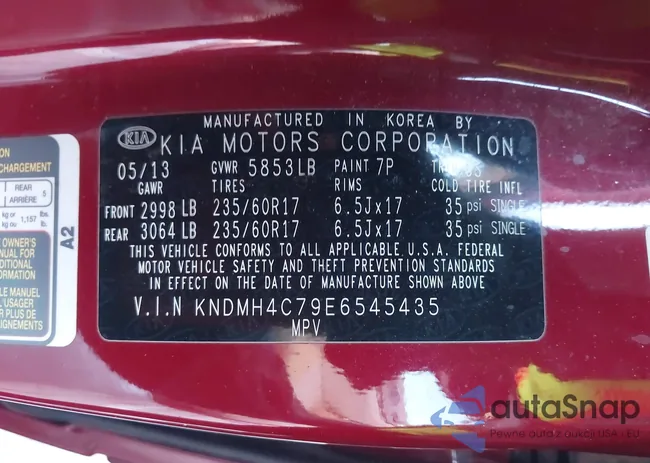 KNDMH4C79E6545435: 43698493