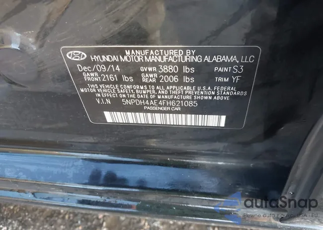 5NPDH4AE4FH621085: 43698622