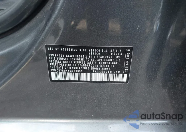 3VWC57BU4KM060853: 43697824