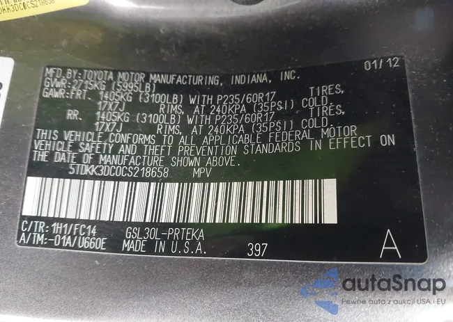 5TDKK3DC0CS218658: 43698010