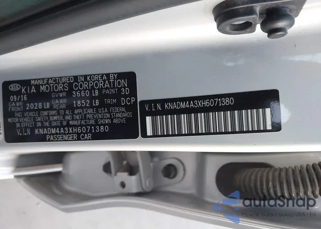 KNADM4A3XH6071380: 43699105