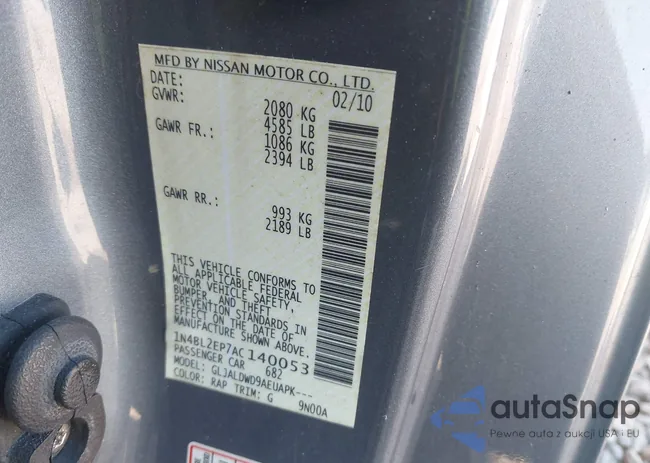 1N4BL2EP7AC140053: 43699193