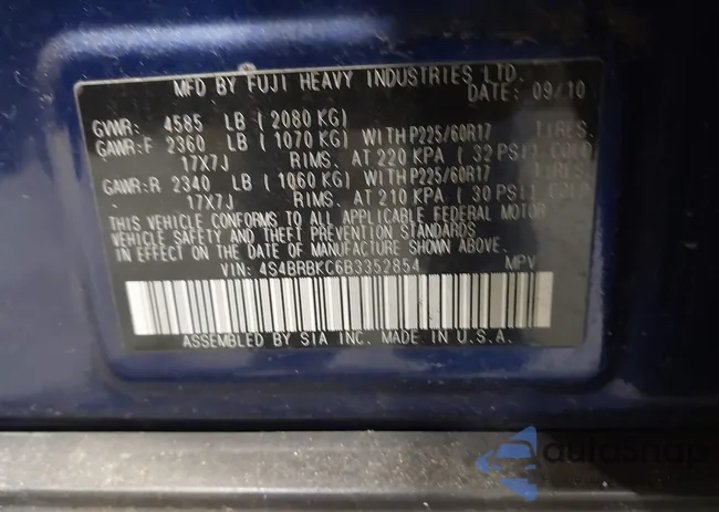 4S4BRBKC6B3352854: 43699203