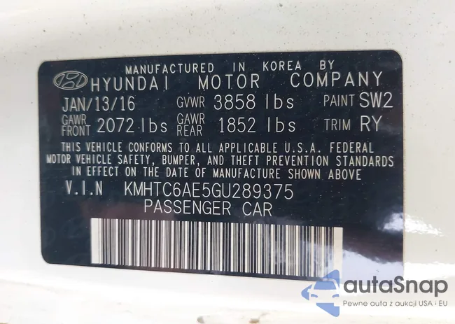 KMHTC6AE5GU289375: 43699411