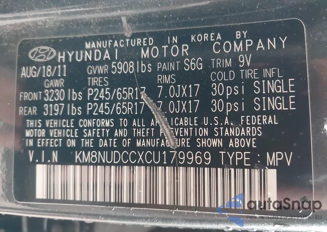 KM8NUDCCXCU179969: 43699475