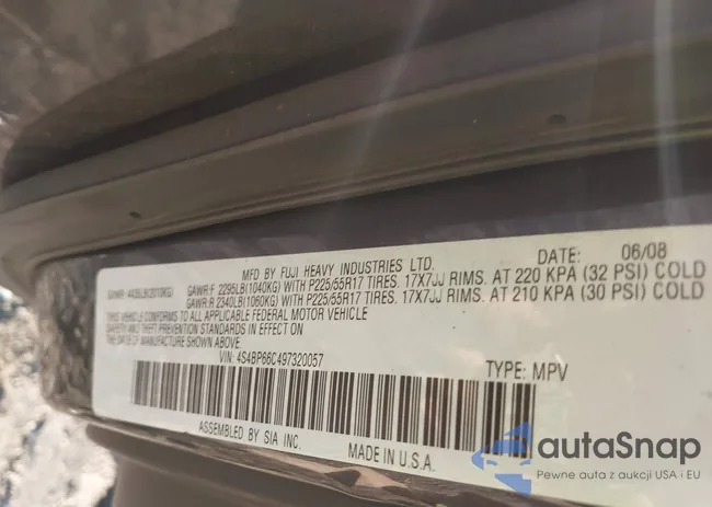 4S4BP66C497320057: 43699476