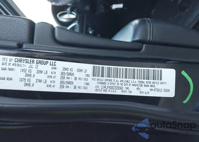 1C4RJFAG8DC529302: 43698940