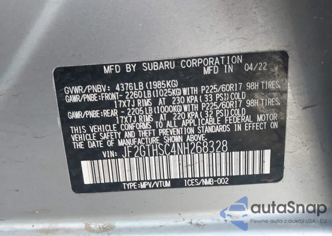 JF2GTHSC4NH268328: 43698973