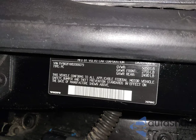 YV1902FHXB2006079: 43700349