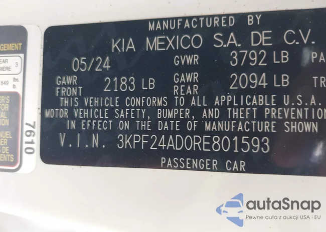 3KPF24AD0RE801593: 43700455