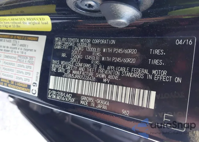 JTEBU5JR8G5338438: 43700466