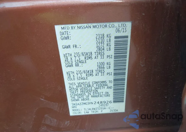 5N1AZ2MG3FN248926: 43700557