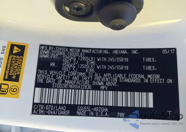 5TDDZRFH6HS432836: 43699964