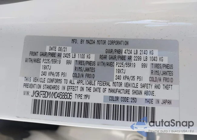 JM3KFBDMXM0468606: 43701196