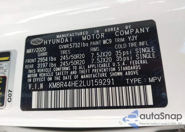 KM8R44HE2LU159291: 43700787