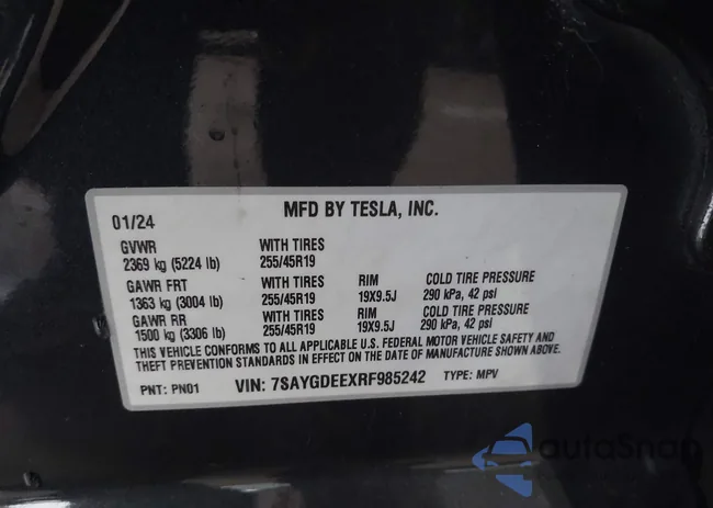 7SAYGDEEXRF985242: 43700962