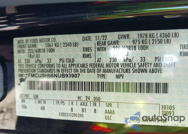 1FMCU0H66NUB93907: 43702237