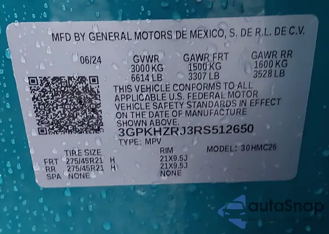 3GPKHZRJ3RS512650: 43702315