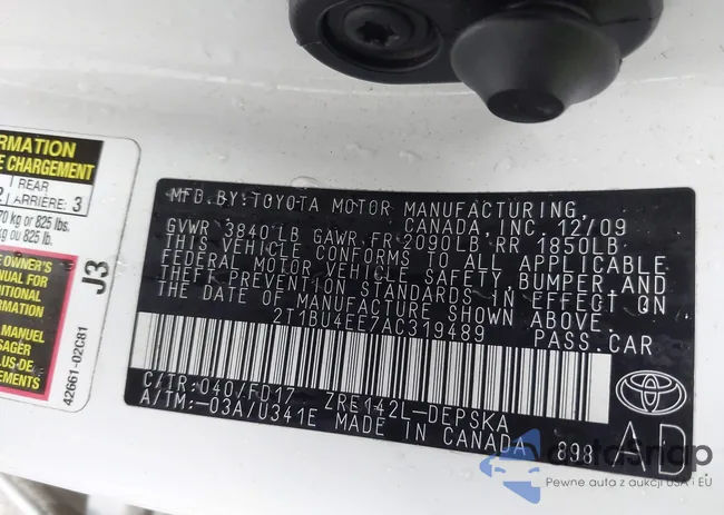 2T1BU4EE7AC319489: 43702609