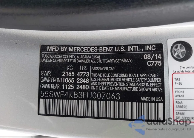 55SWF4KB3FU007063: 43701875