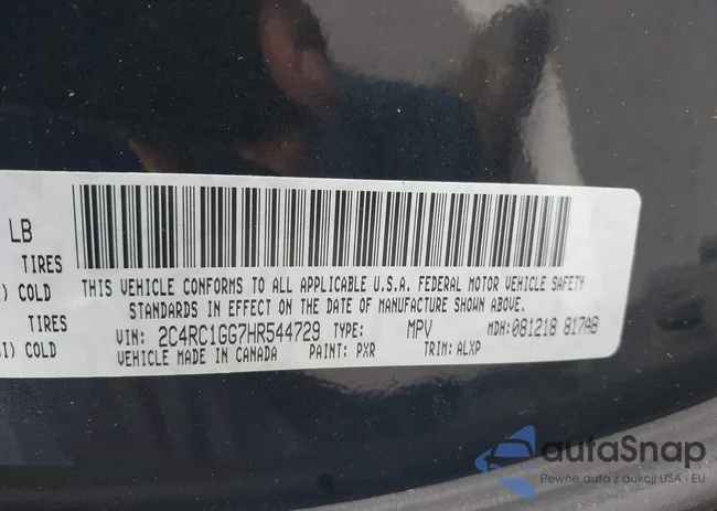 2C4RC1GG7HR544729: 43702007