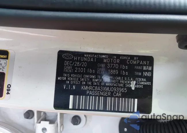 KMHRC8A3XMU093965: 43702022