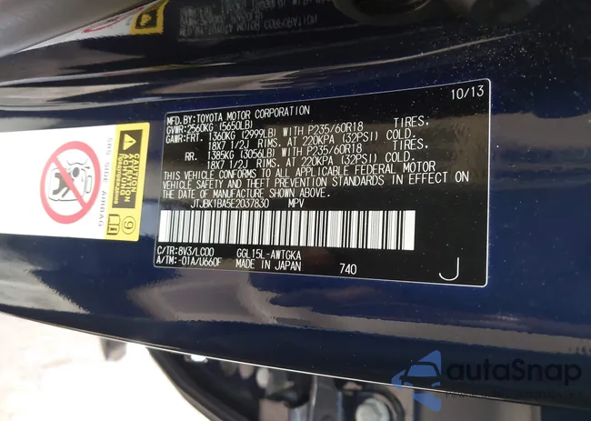 JTJBK1BA5E2037830: 43702055