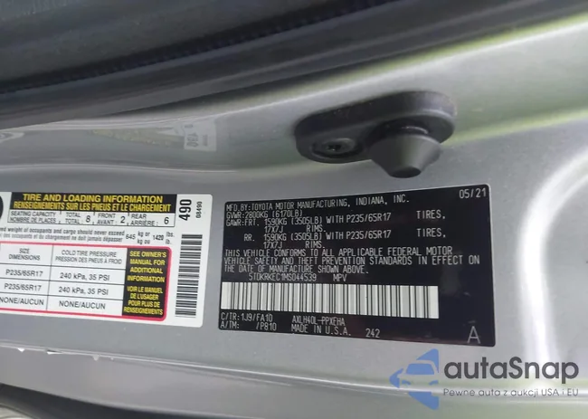 5TDKRKEC1MS044539: 43703206