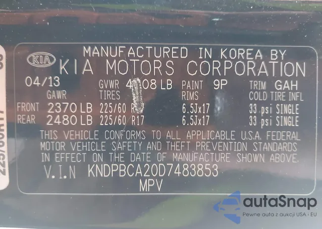 KNDPBCA20D7483853: 43703571