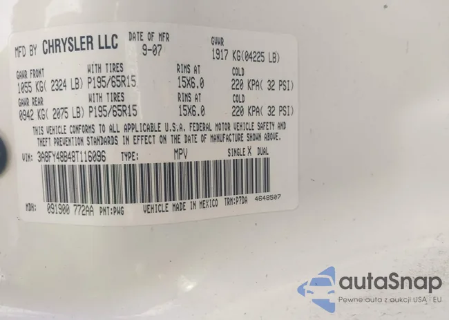 3A8FY48B48T116096: 43703653