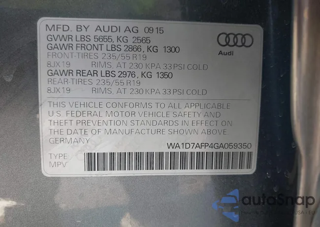 WA1D7AFP4GA059350: 43702861