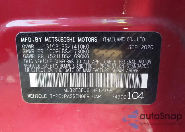 ML32F3FJ8LHF12755: 43704260