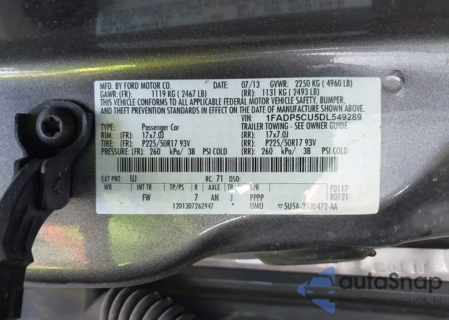 1FADP5CU5DL549289: 43704297