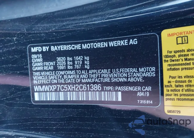 WMWXP7C5XH2C61386: 43703746