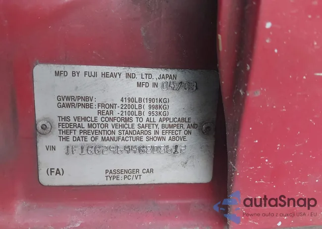 JF1GG29644G808612: 43705390