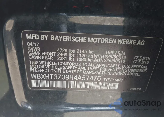 WBXHT3Z39H4A57476: 43705548