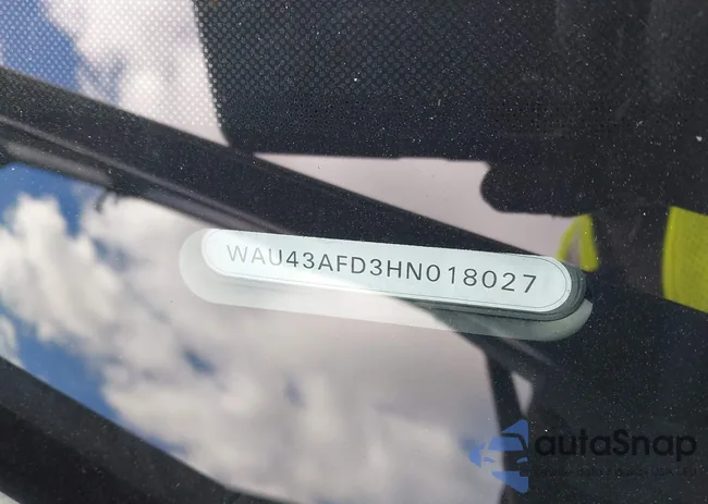 WAU43AFD3HN018027: 43705581