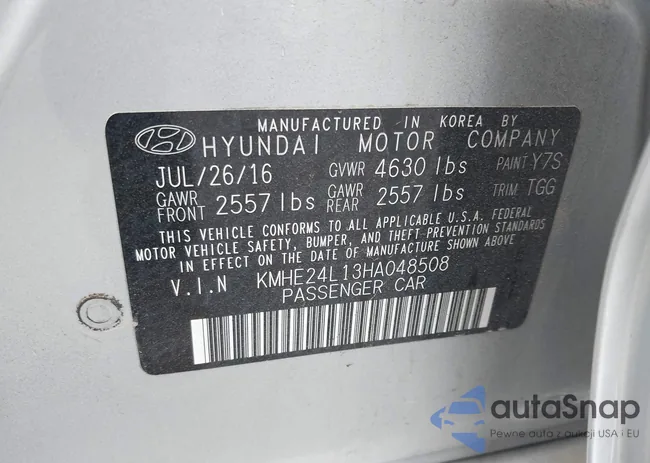 KMHE24L13HA048508: 43704836