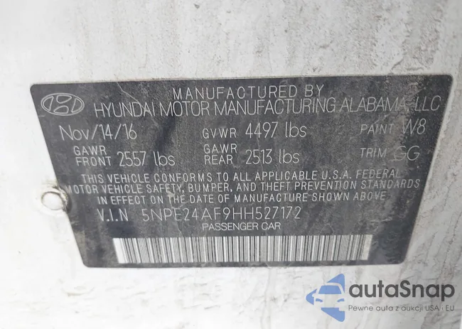 5NPE24AF9HH527172: 43705014