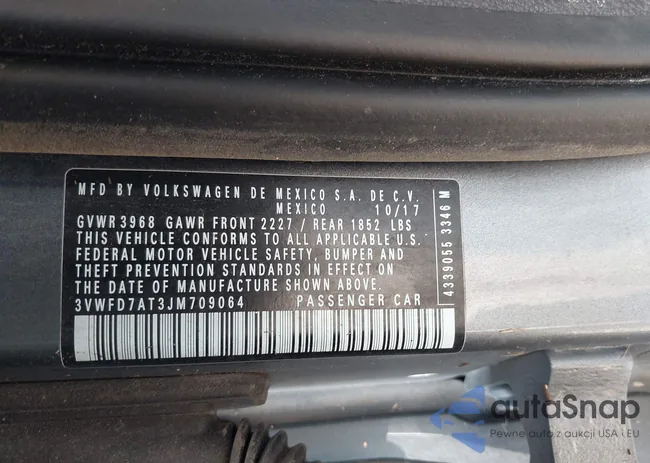 3VWFD7AT3JM709064: 43706296