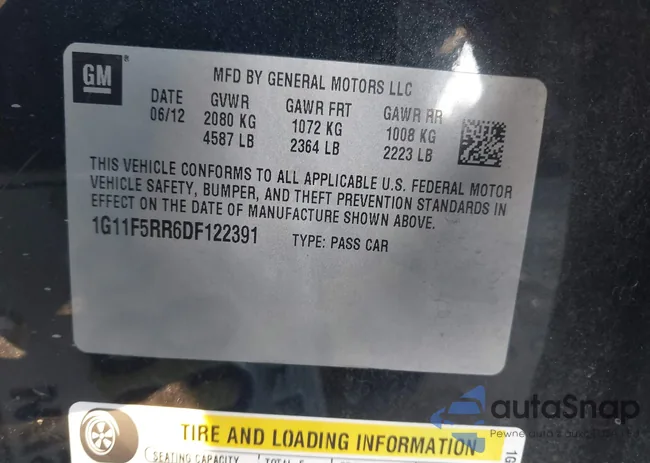 1G11F5RR6DF122391: 43706419